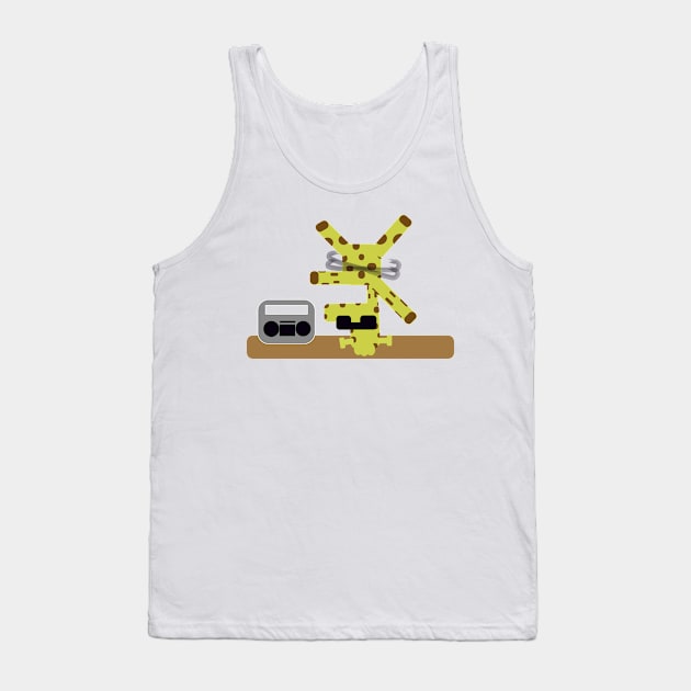 Giraffe Breakdancer Tank Top by KDEE Services